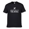 ADDICTED TO TRAVEL UNISEX T-SHIRT