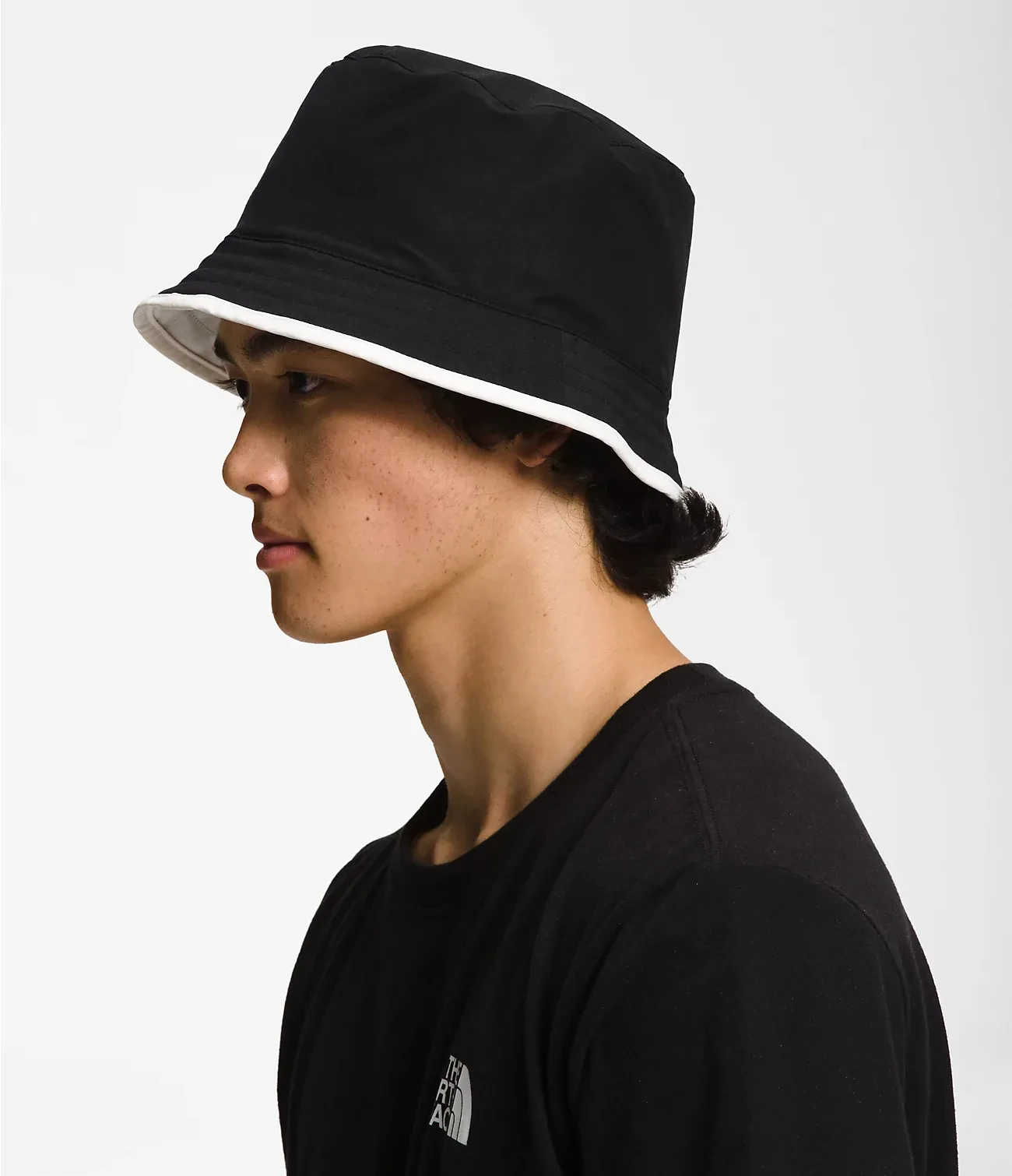 CLASS V REVERSIBLE BUCKET HAT TNF BLACK/GARDENIA WHITE