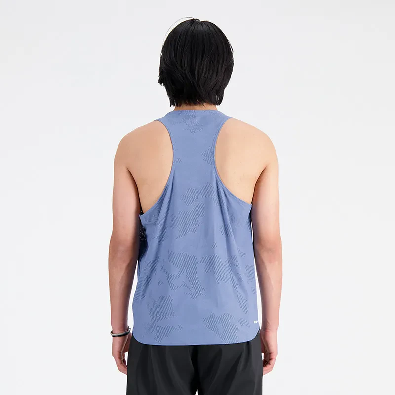 Q SPEED JACQUARD SINGLET - MLY