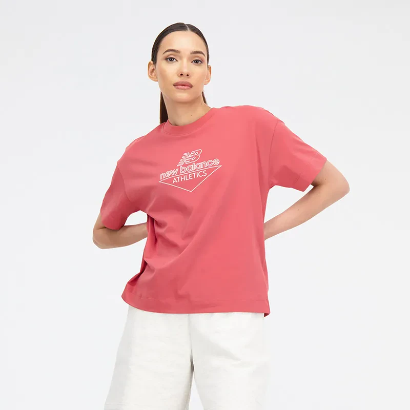 ATHLETICS COTTON JERSEY BOXY T-SHIRT - ASU