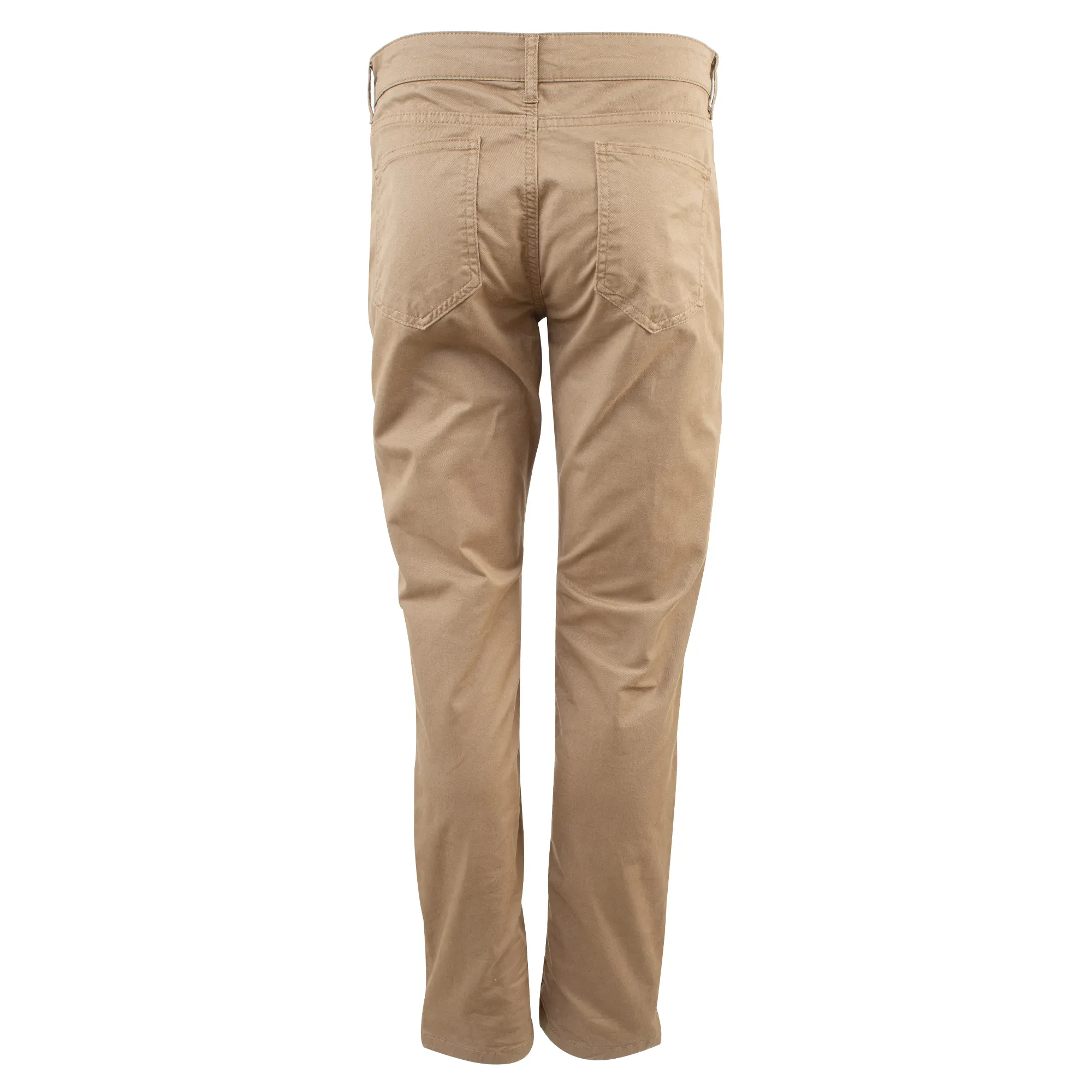 MAN BASIC WOVEN CHINO TROUSERS MID