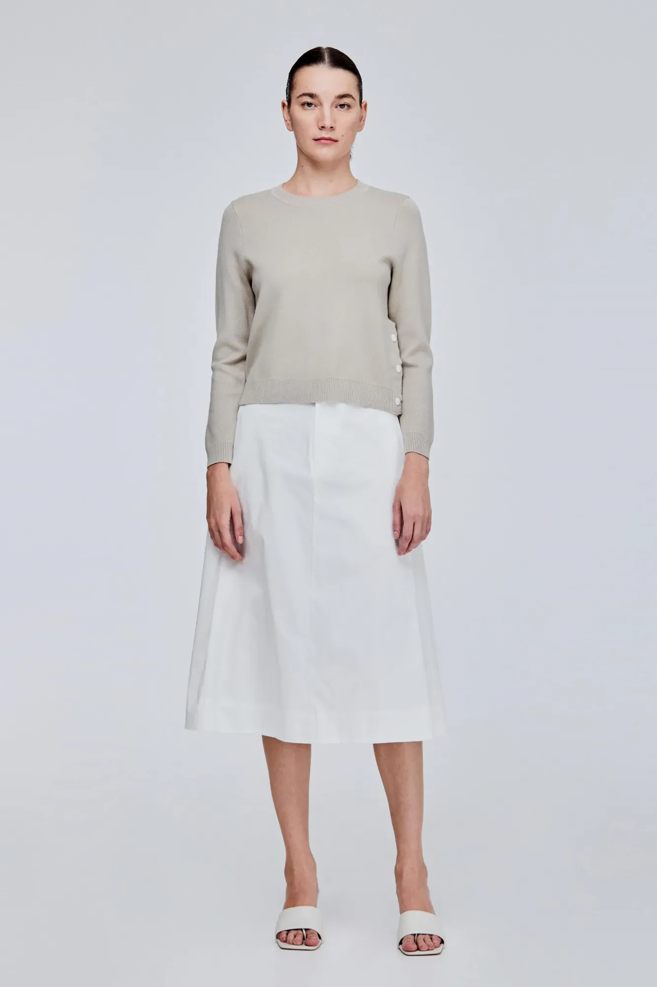 BUTTON PLACKET JUMPER