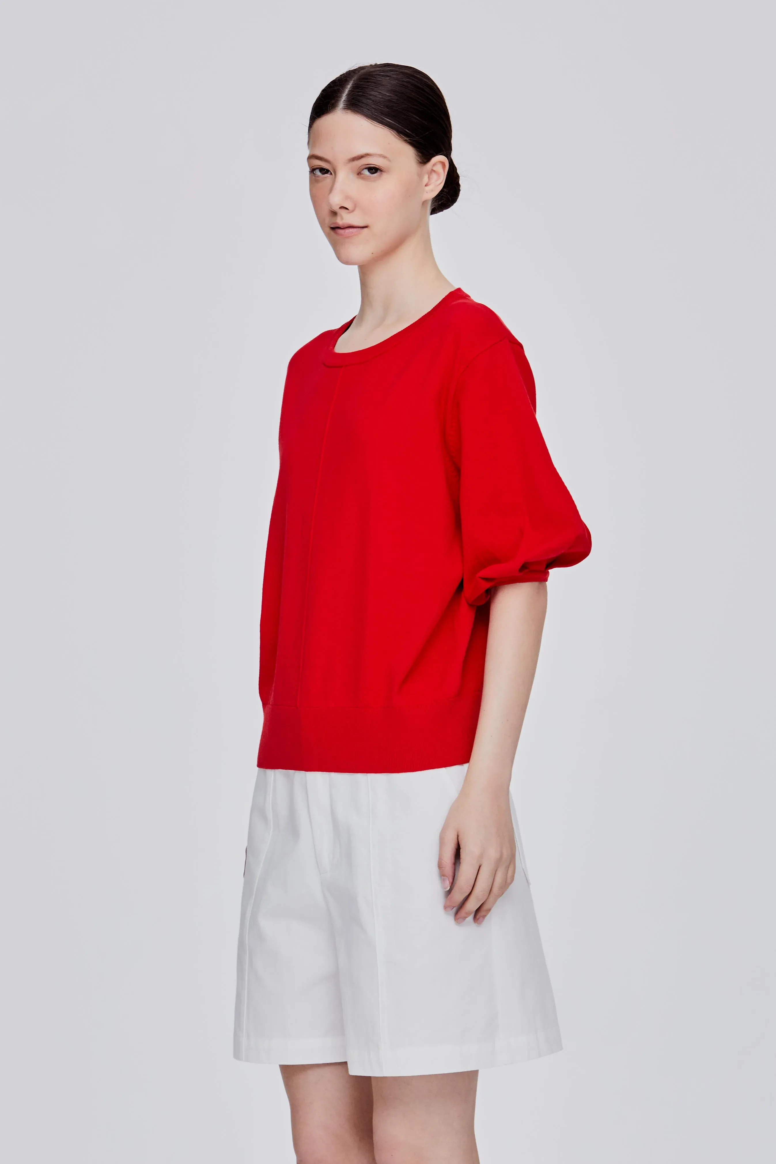 BISHOP-SLEEVE LIKE KNIT