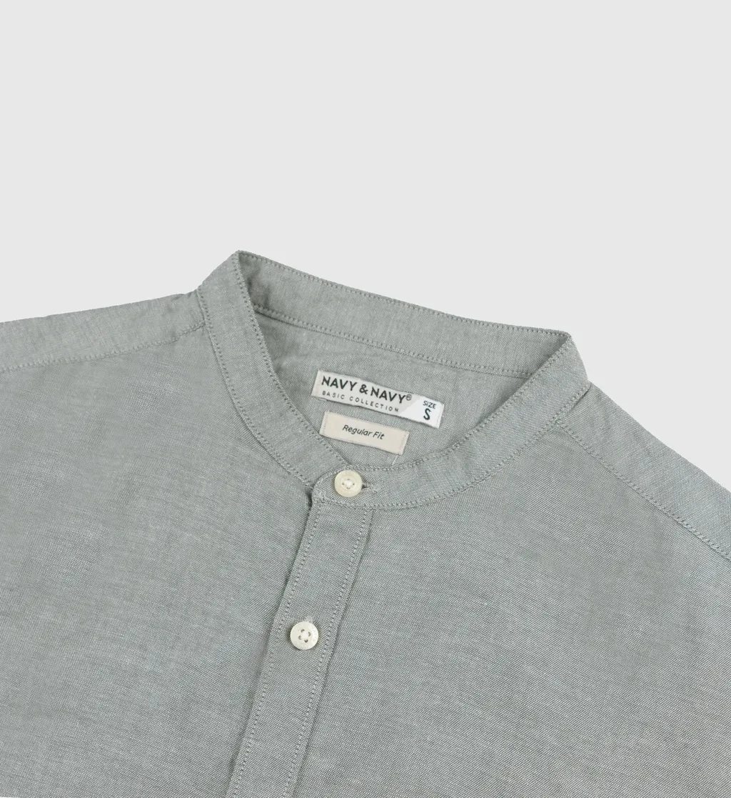 FOS x NAVY & NAVY MEN'S | OXFORD REGULAR ROUND COLLAR SHIRT