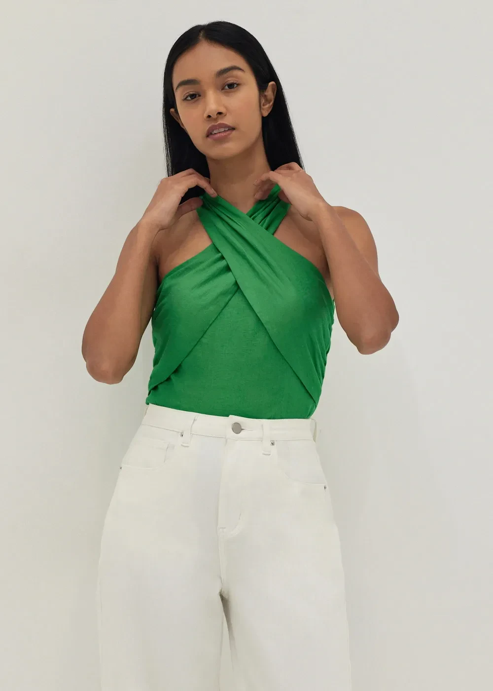 LANA HALTER NECK TOP