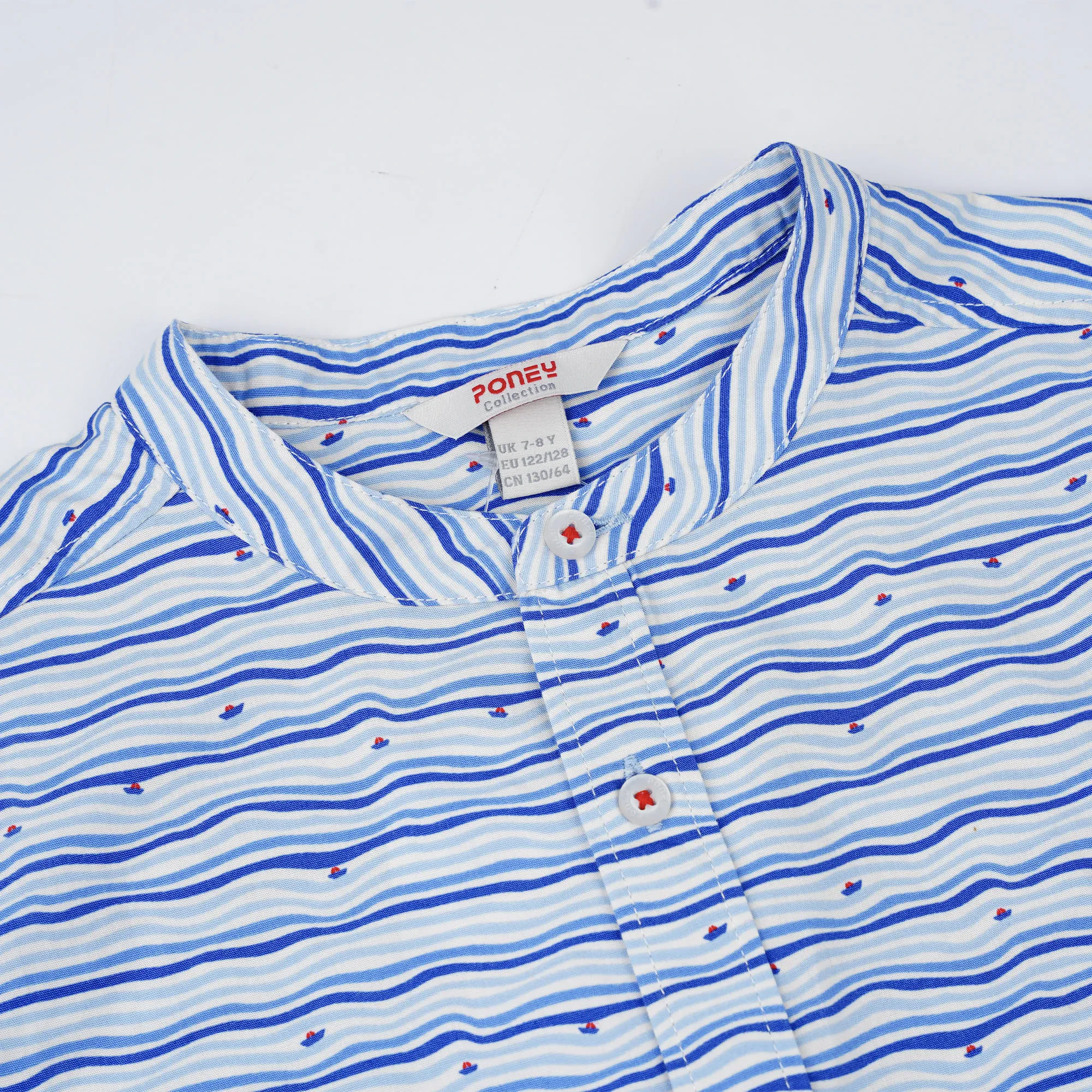 BOYS WHITE LET'S SAIL WITH MAX SHORT SLEEVE SHIRT