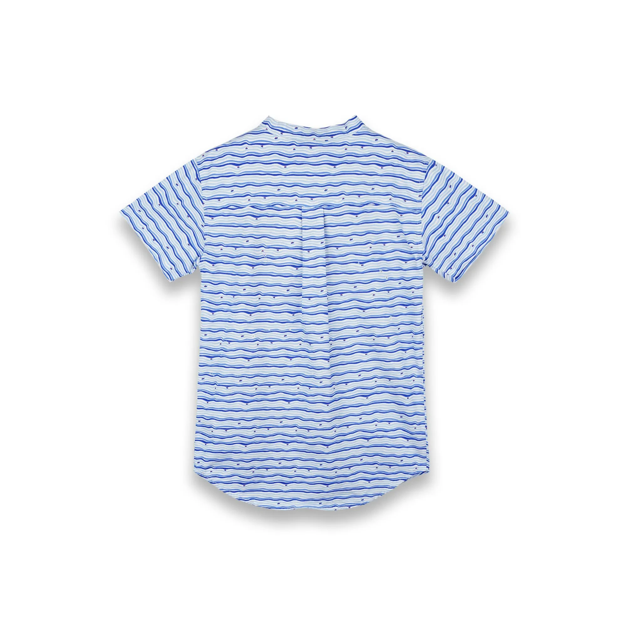 BOYS WHITE LET'S SAIL WITH MAX SHORT SLEEVE SHIRT