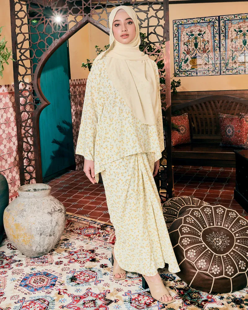 JASMINE KAFTAN SET IN BUTTER