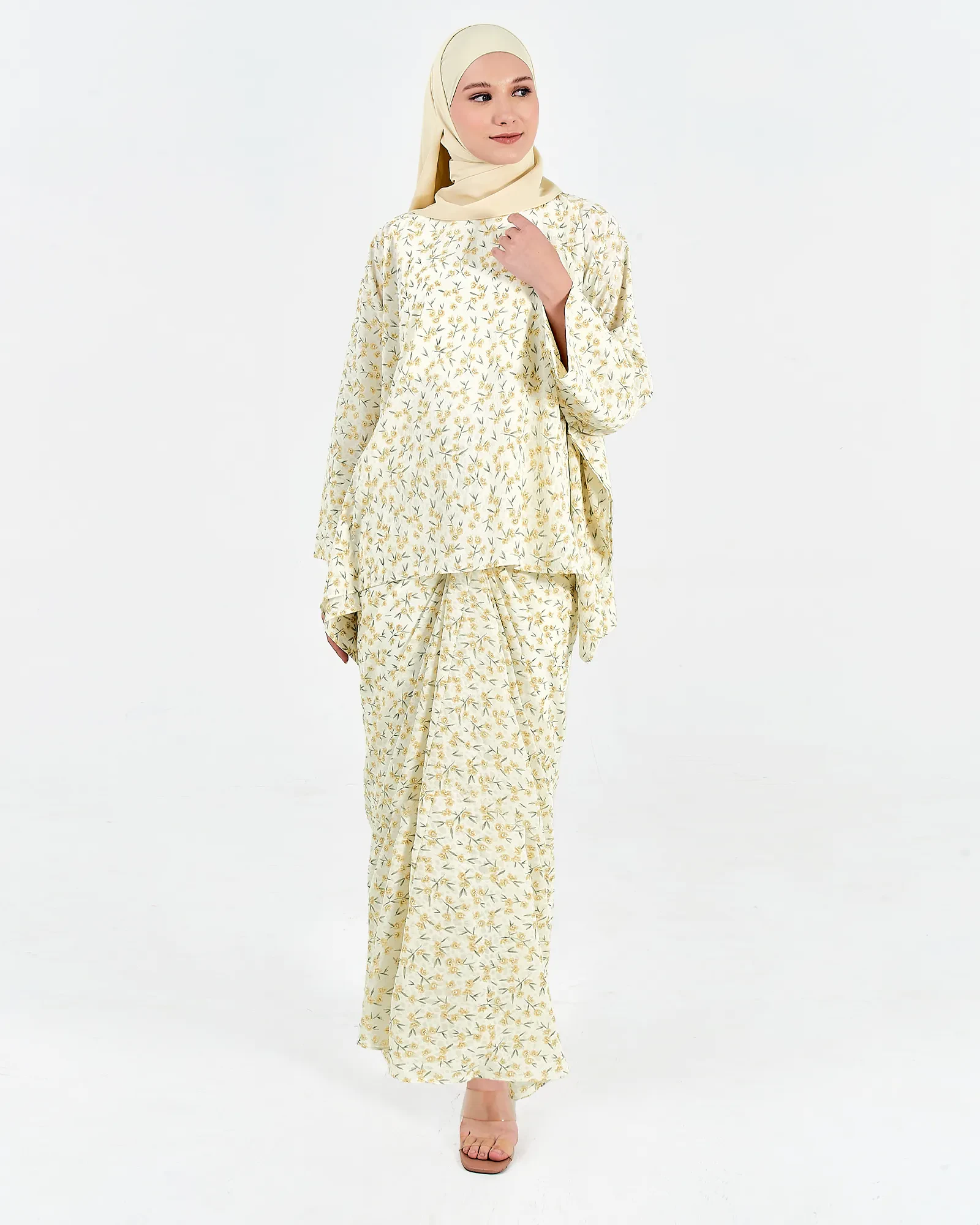 JASMINE KAFTAN SET IN BUTTER