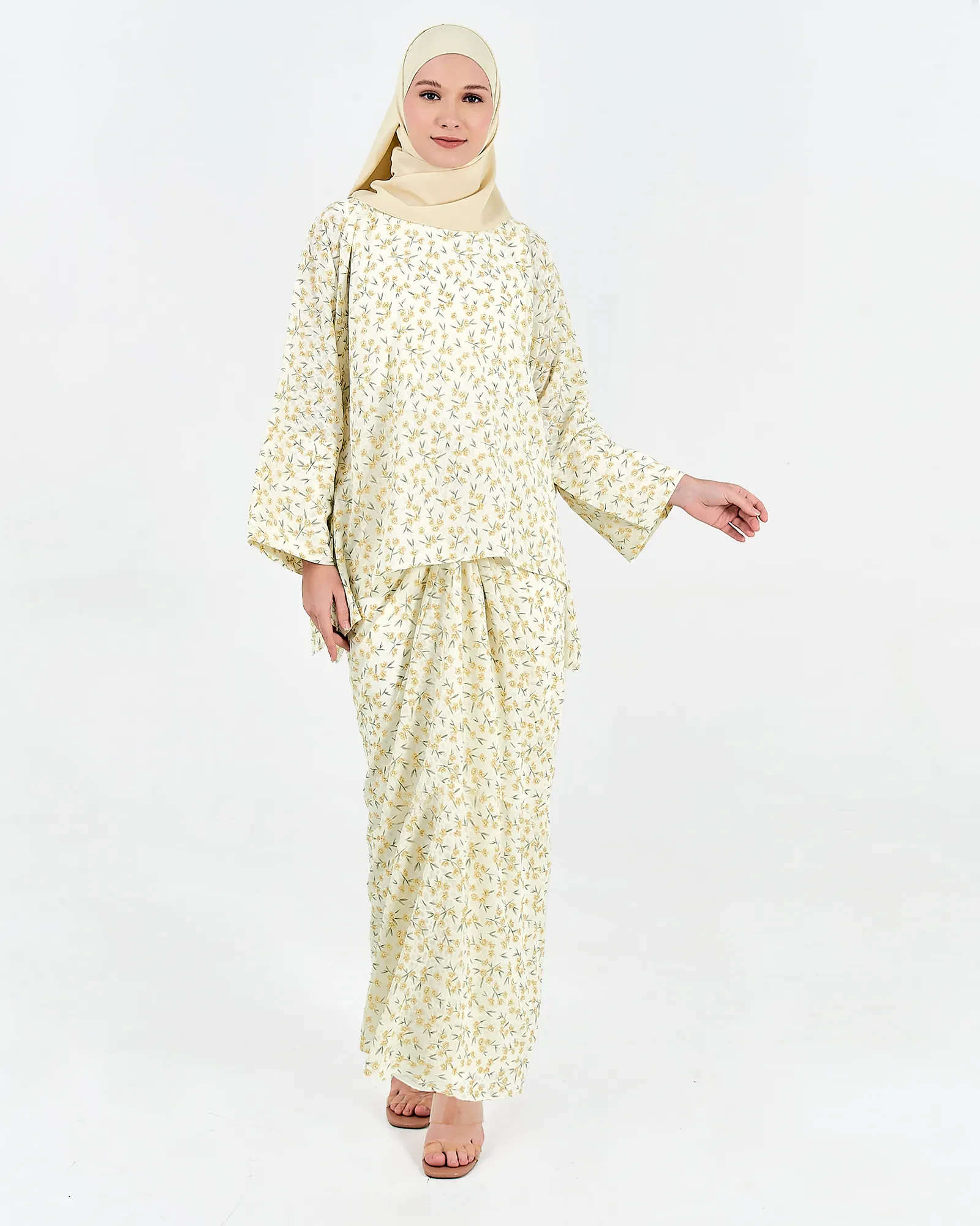 JASMINE KAFTAN SET IN BUTTER