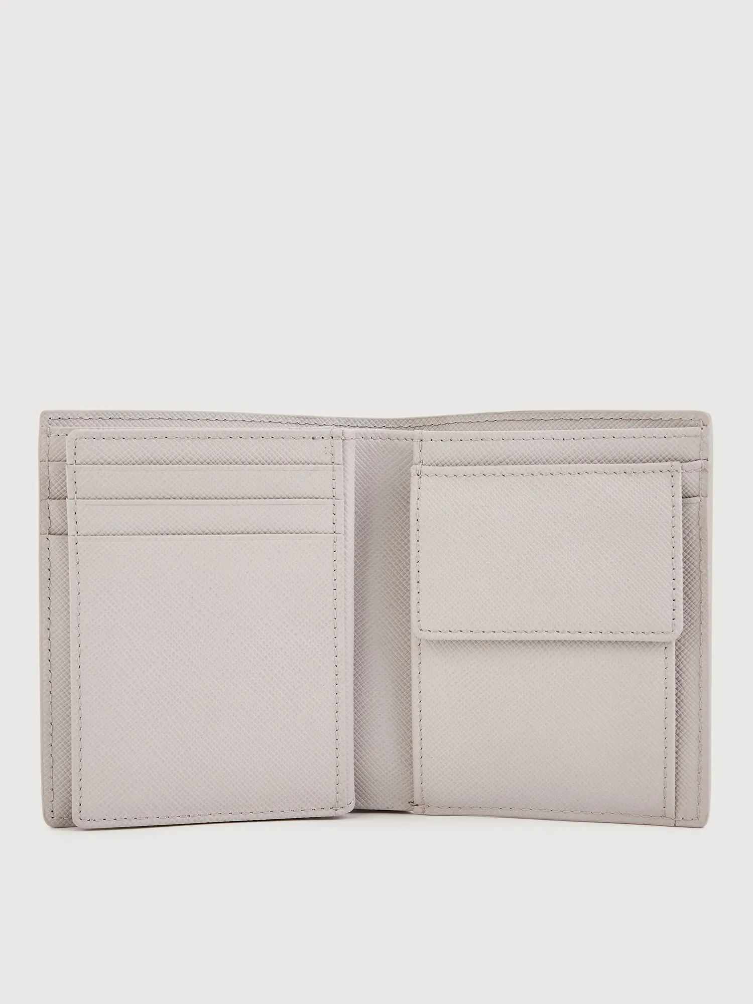 LUIGI VERTICAL WALLET WITH COIN COMPARTMENT