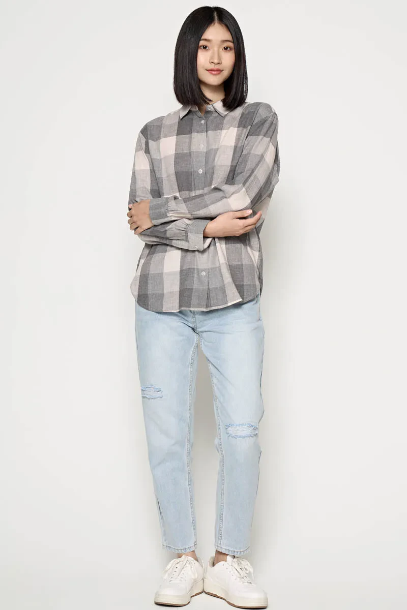 LADIES LONG SLEEVE SHIRT MULTI