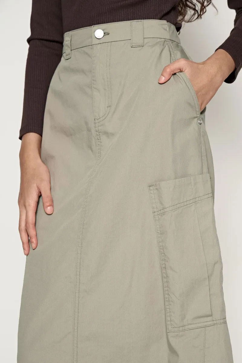 LADIES SKIRT OLIVE