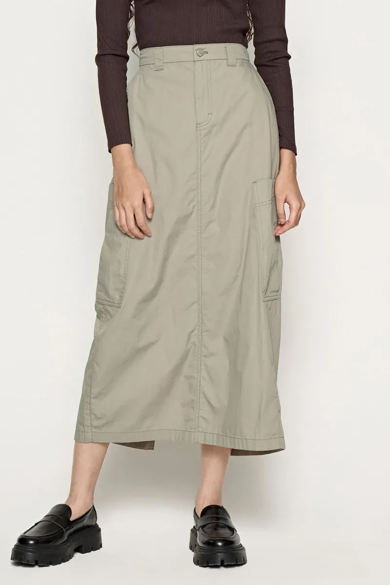 LADIES SKIRT OLIVE