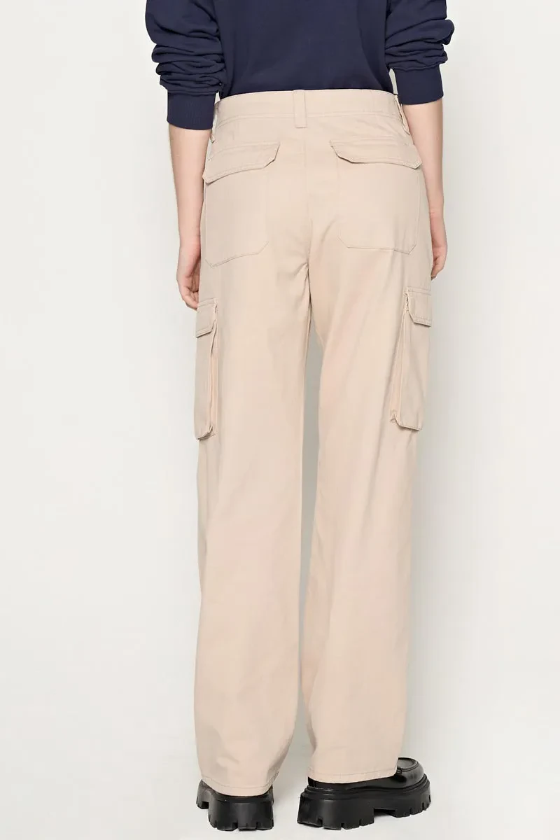 LADIES ESSENTIAL LONG PANTS  KHAKI