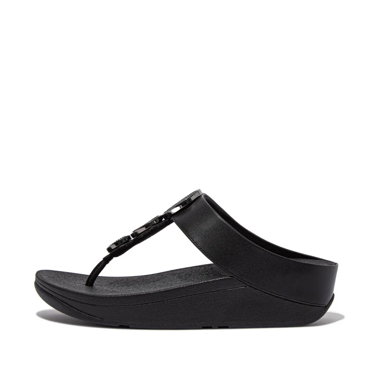 HALO WOMEN BEAD-CIRCLE LEATHER TOE-POST