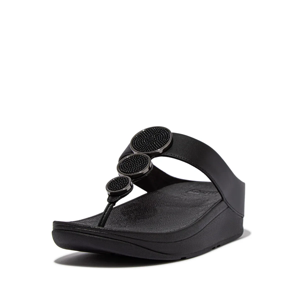 HALO WOMEN BEAD-CIRCLE LEATHER TOE-POST