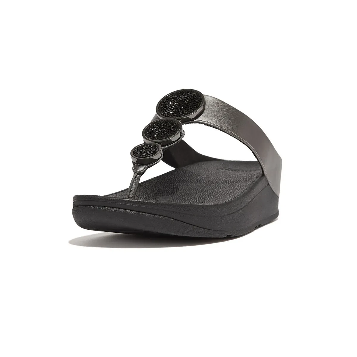 HALO WOMEN BEAD-CIRCLE METALLIC TOE-POST