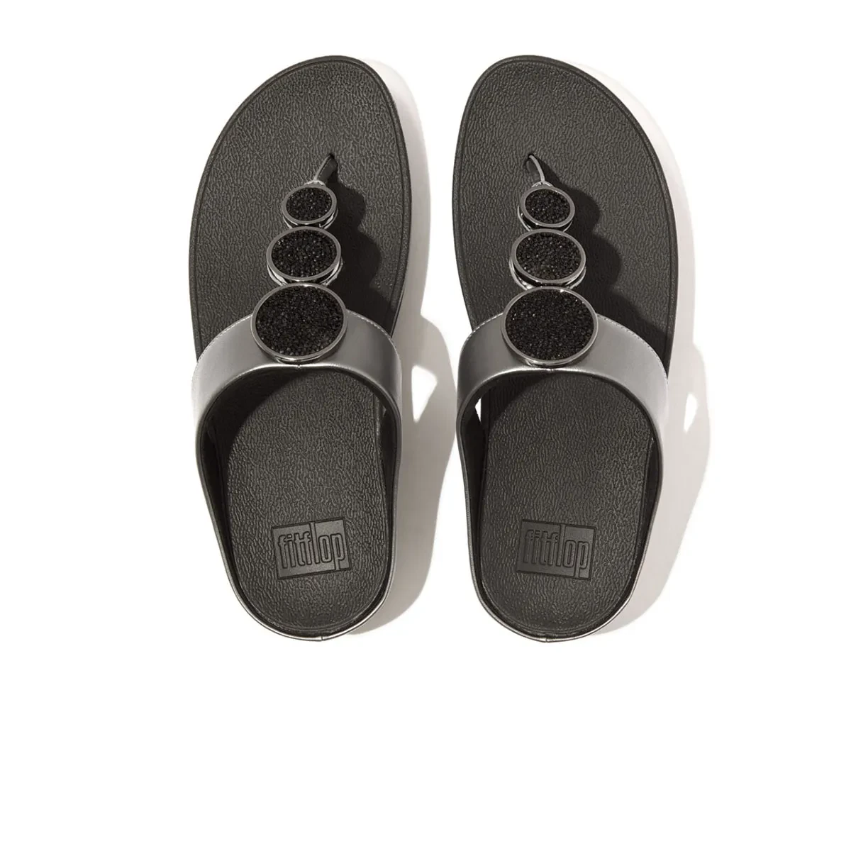 HALO WOMEN BEAD-CIRCLE METALLIC TOE-POST