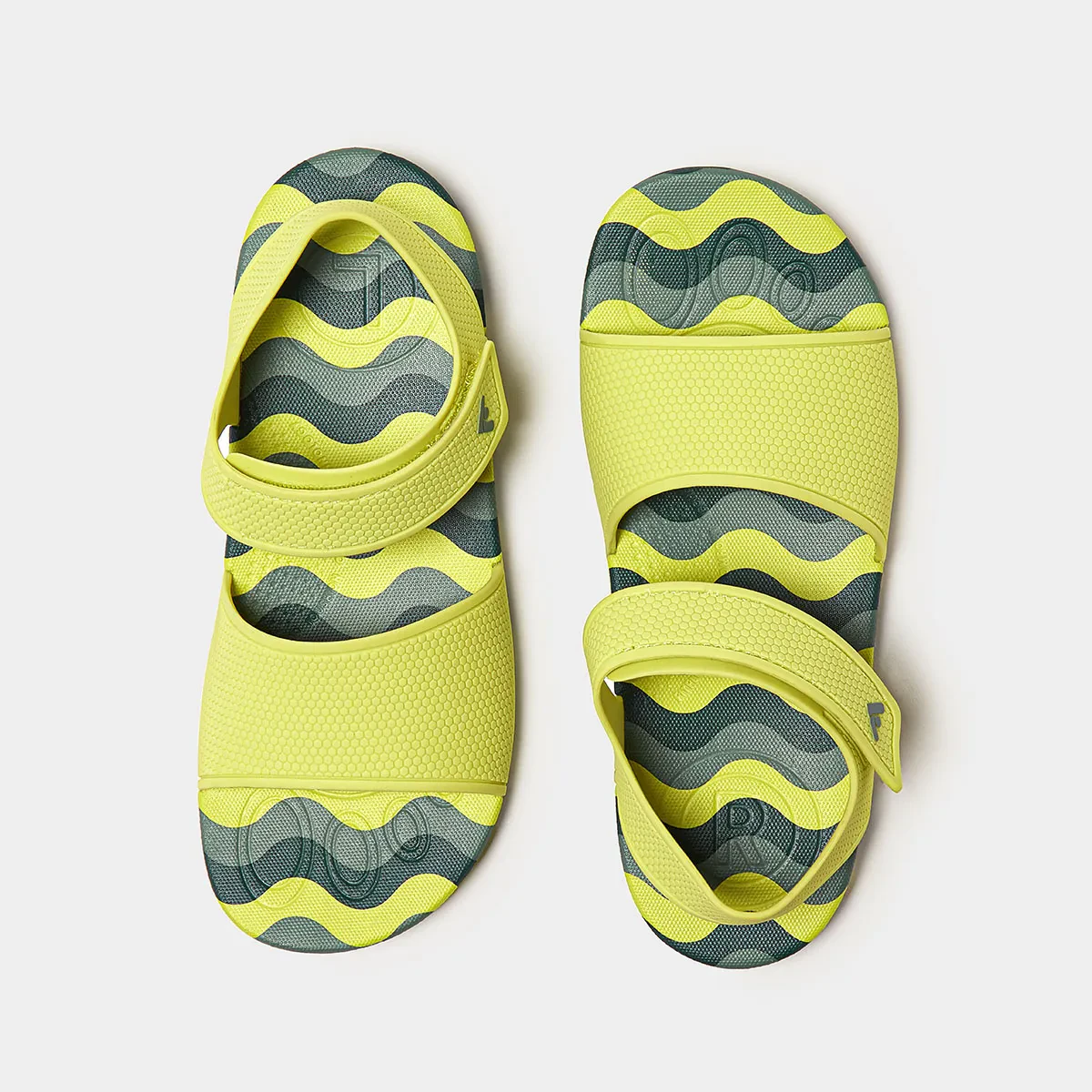 JUNIOR WAVE PRINT ERGONOMIC BACK STRAP SANDALS
