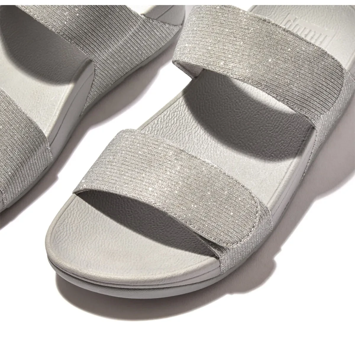 LULU WOMEN ADJUSTBLE SHIMMERLUX SLIDES