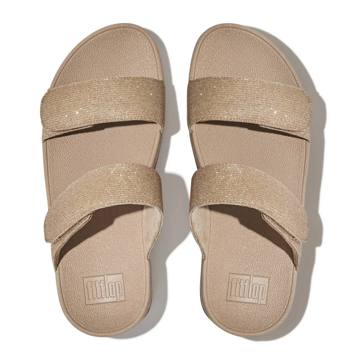 LULU WOMEN ADJUSTBLE SHIMMERLUX SLIDES