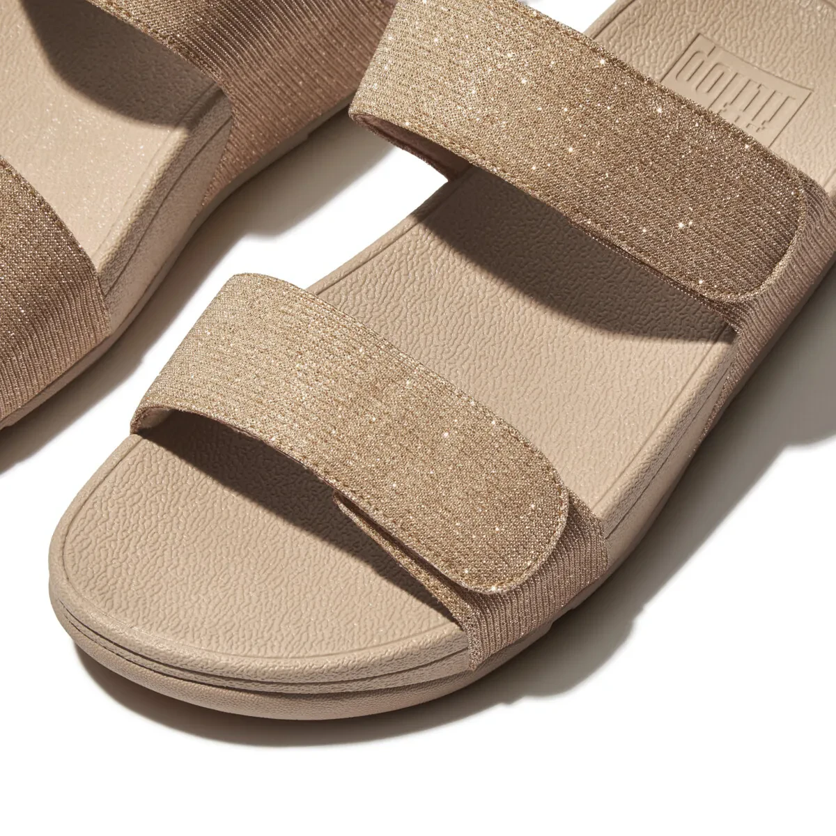 LULU WOMEN ADJUSTBLE SHIMMERLUX SLIDES
