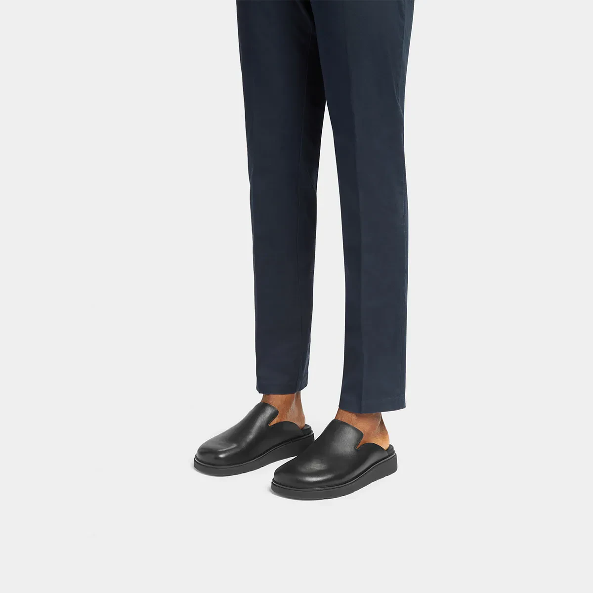 MEN GEN-FF MEN LEATHER MULES