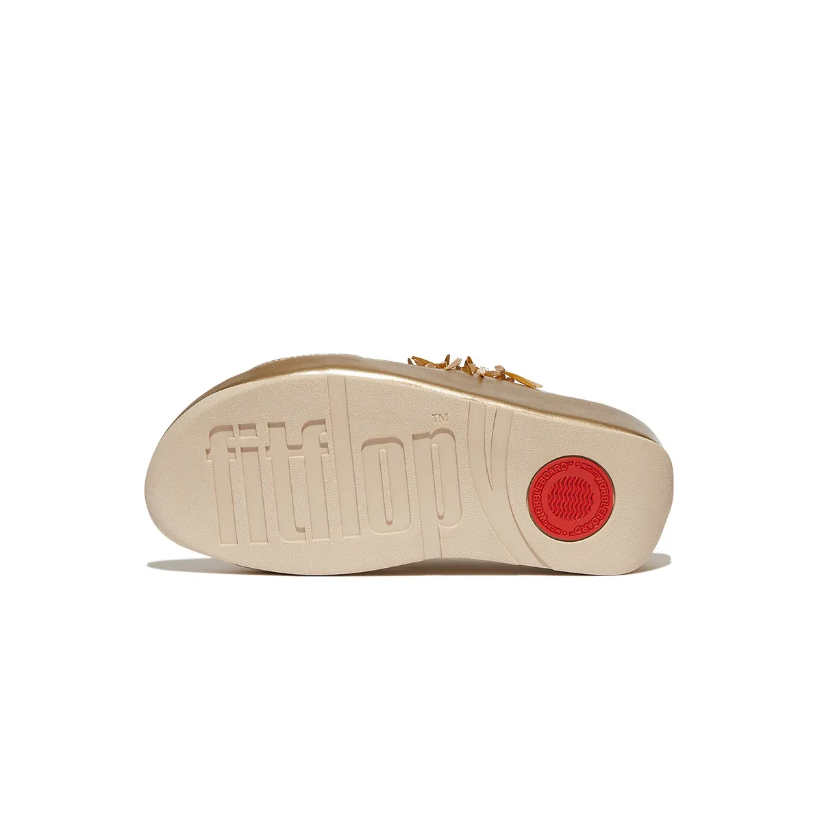 RUMBA WOMEN BEADED METALLIC CROSS SLIDES