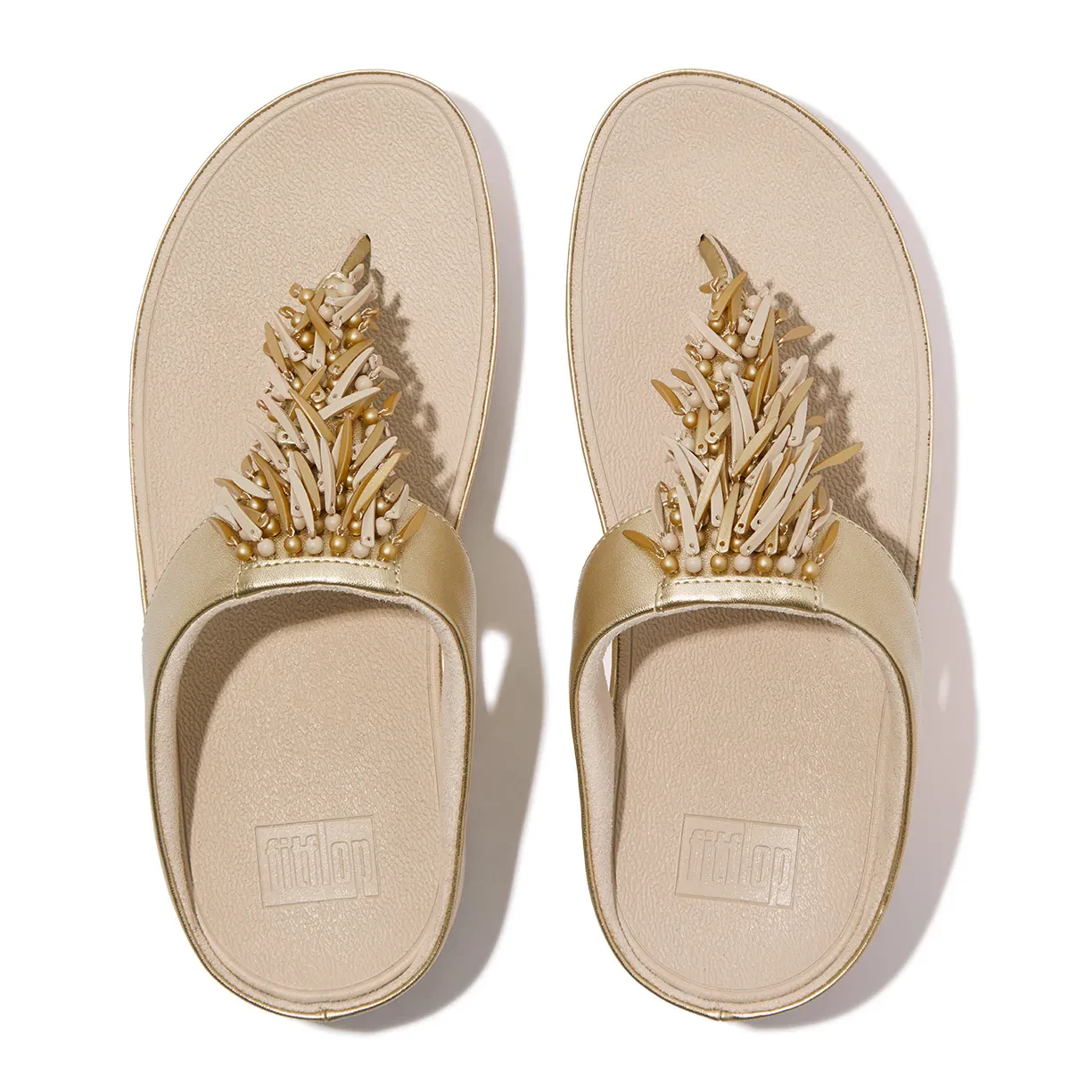 RUMBA WOMEN BEADED METALLIC TOE-POST