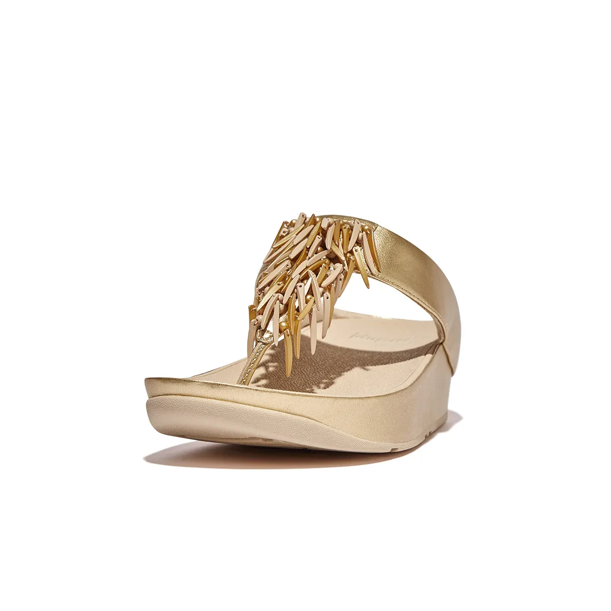 RUMBA WOMEN BEADED METALLIC TOE-POST