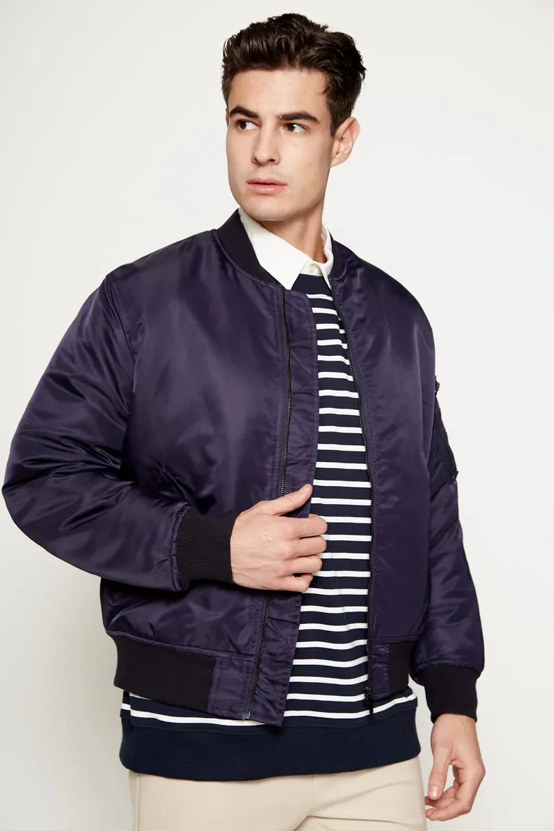 MEN JACKET NAVY
