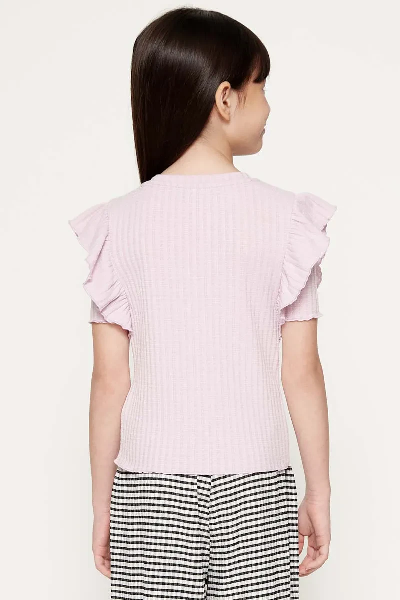 KIDS GIRL TOP LILAC