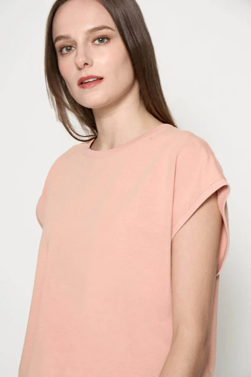 LADIES CASUAL TOP DUSTY PINK