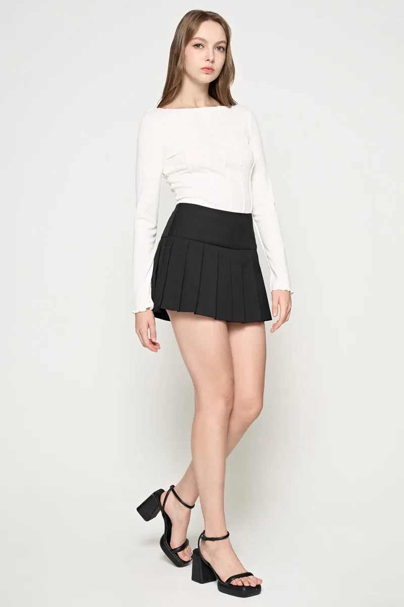 LADIES SLIM FIT CASUAL TOP OFF WHITE