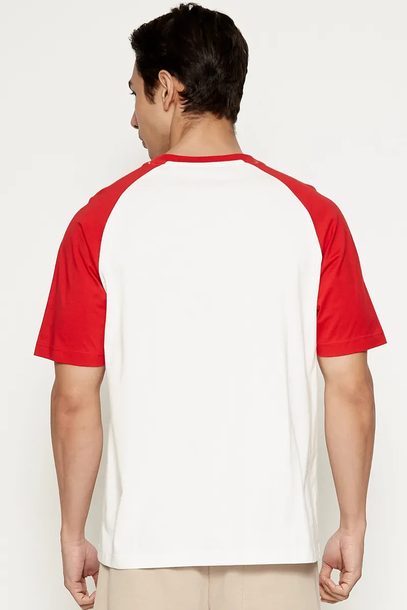 MEN CASUAL GRAPHIC TEE OFF WHITE