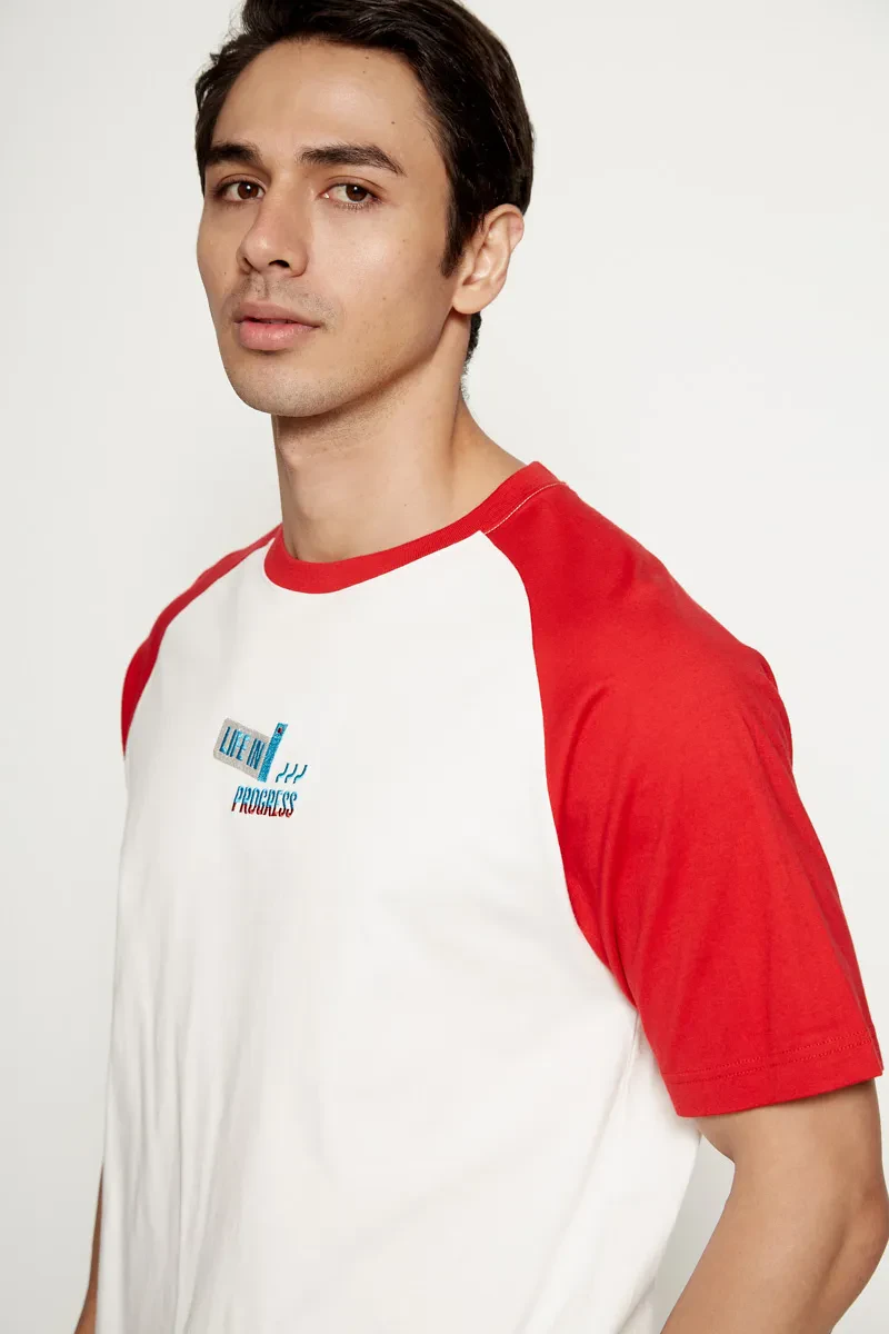 MEN CASUAL GRAPHIC TEE OFF WHITE