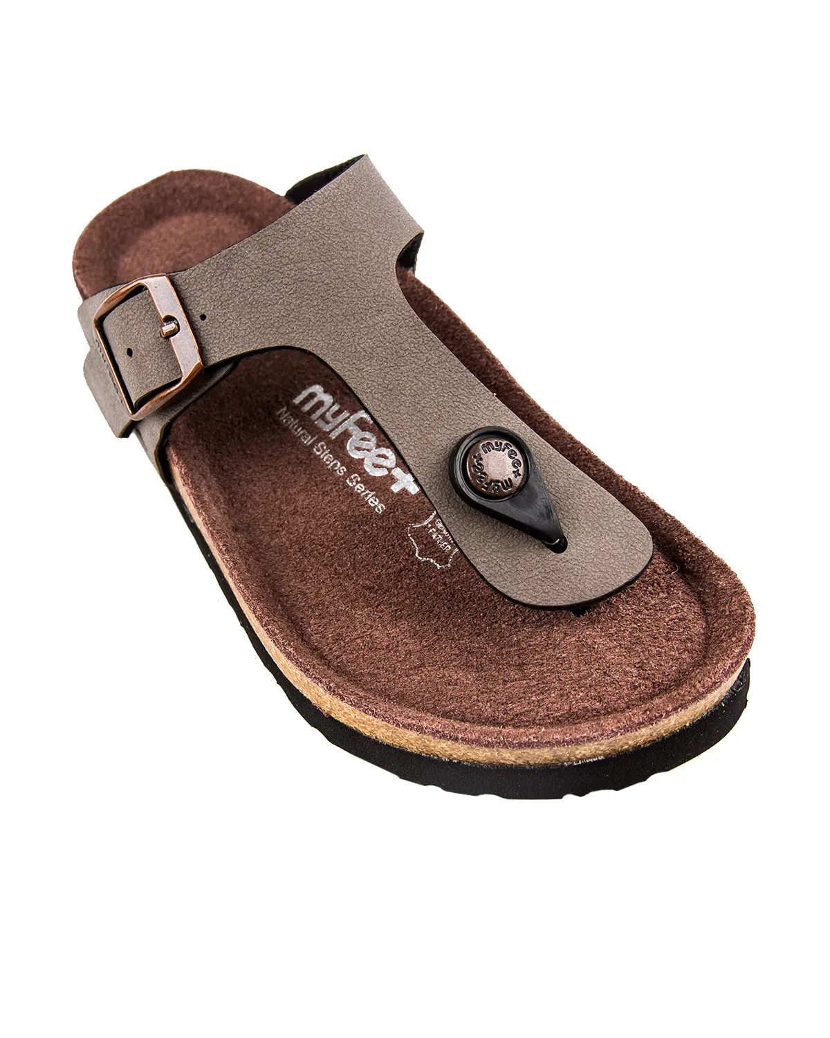 PREMIUM SANDAL ADULT DARK BROWN