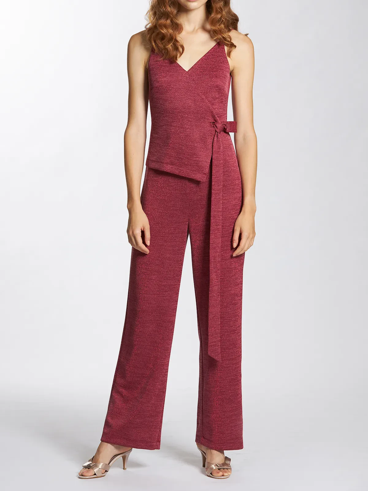 Camisole Tie Front jumpsuit