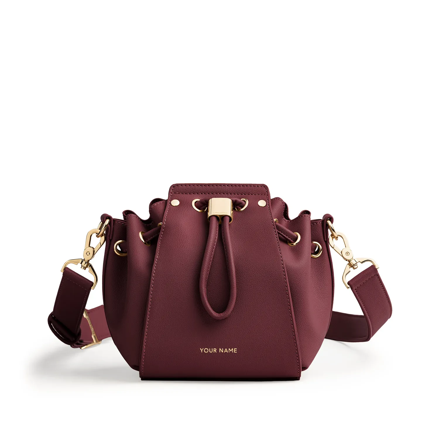 ESBUCKET MINI BUCKET BAG - BLOOD RED