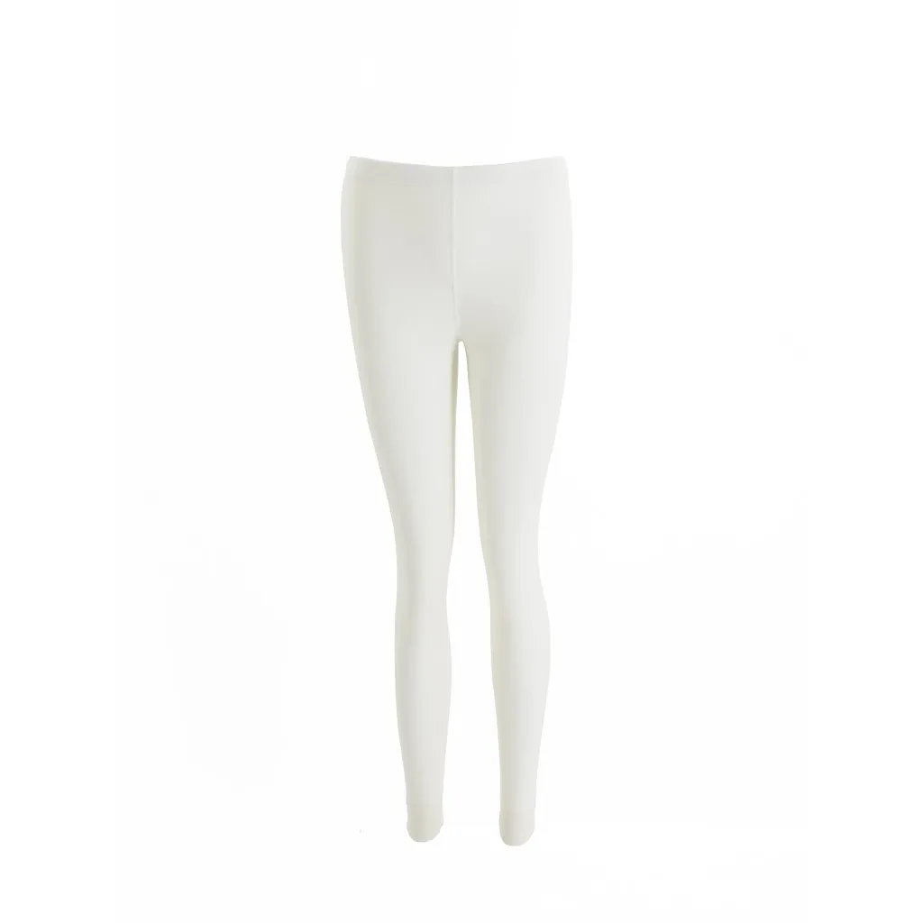 WINTER TIME LADIES WOOLMAX CREW NECK SET - OFF WHITE