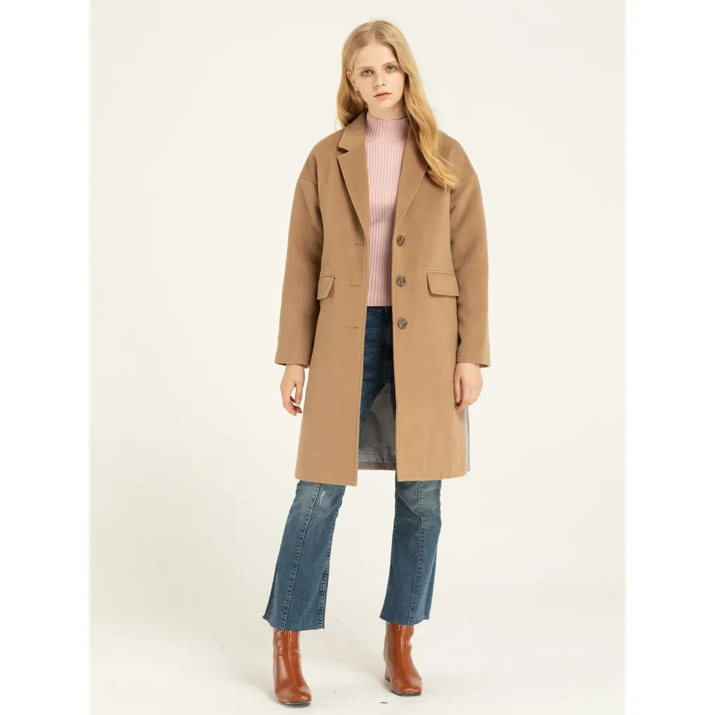WINTER TIME LADIES COAT 5 DEGREES AND ABOVE - CAMEL