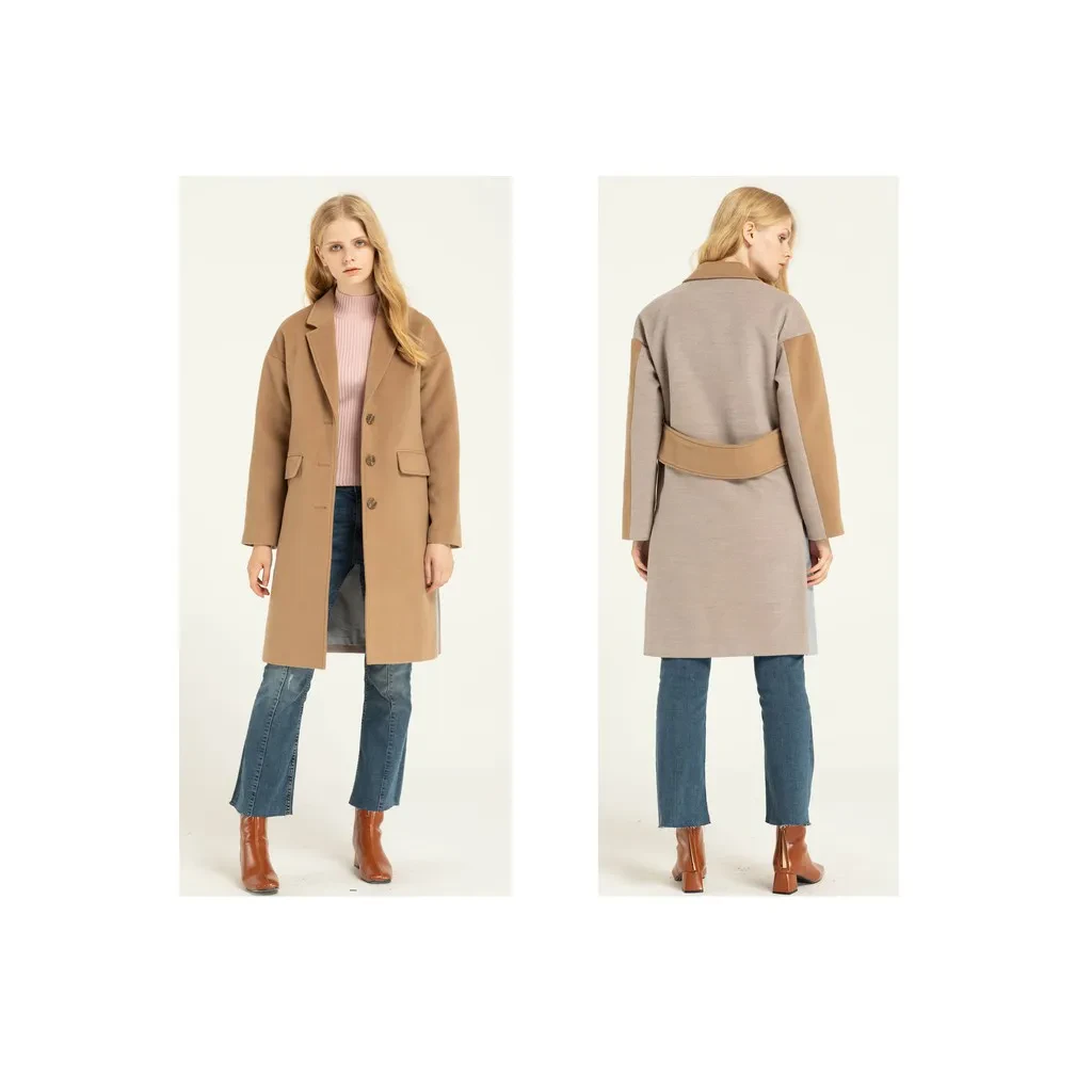 WINTER TIME LADIES COAT 5 DEGREES AND ABOVE - CAMEL