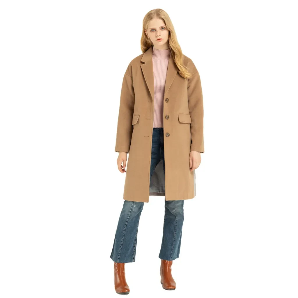 WINTER TIME LADIES COAT 5 DEGREES AND ABOVE - CAMEL