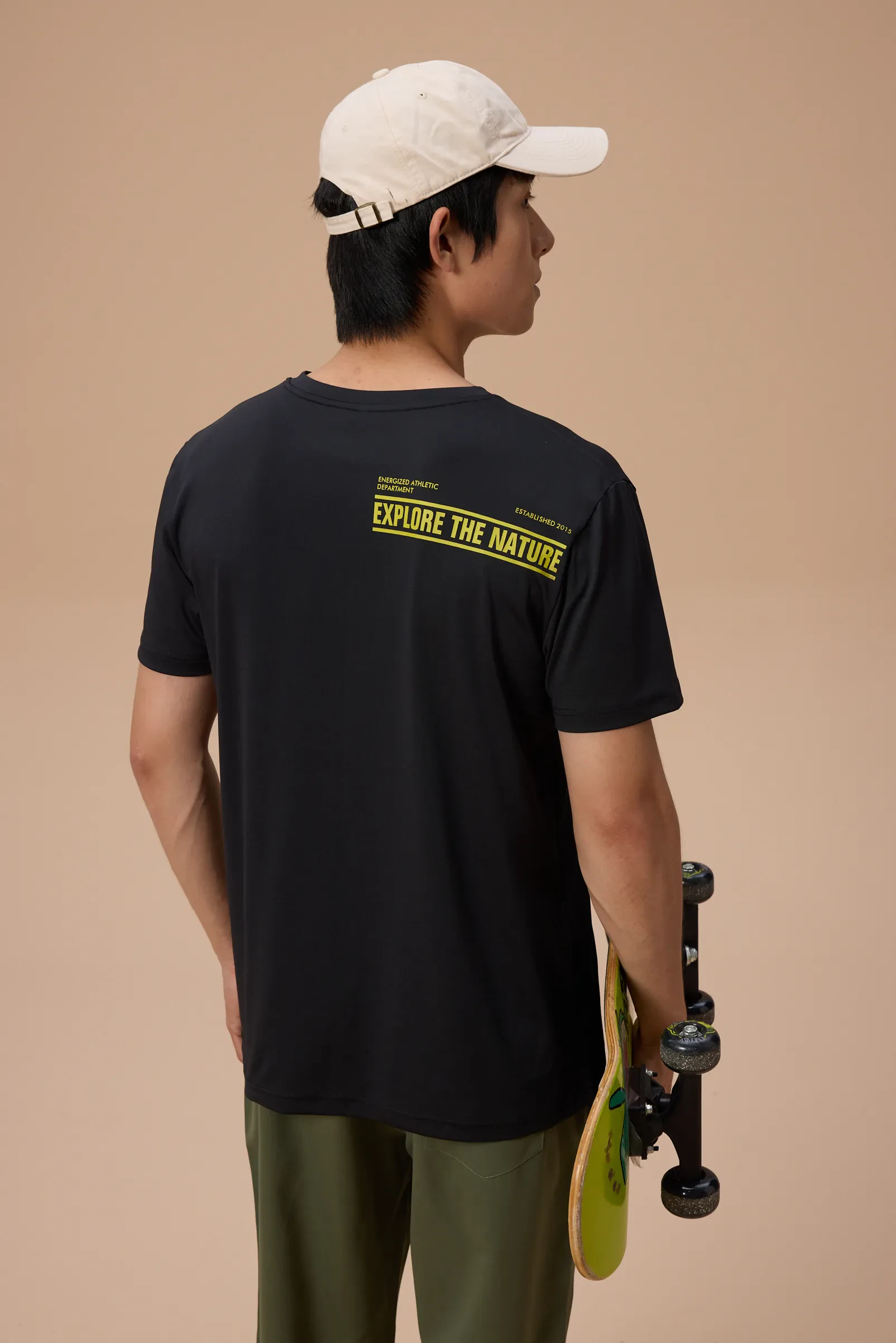 BOHEMIAN EXPLORER MEN'S OVERSIZED TEE WITH PRINT