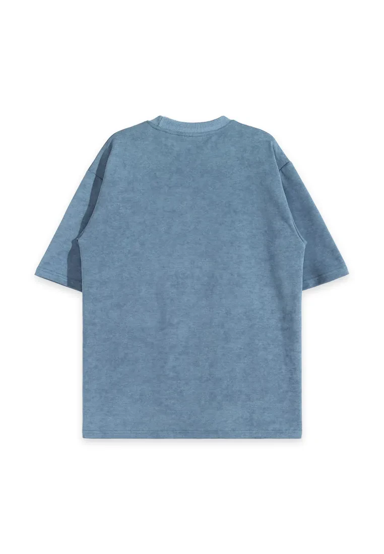 DRUM SELECT PATTERN EMBROIDERY OVERSIZED TEE
