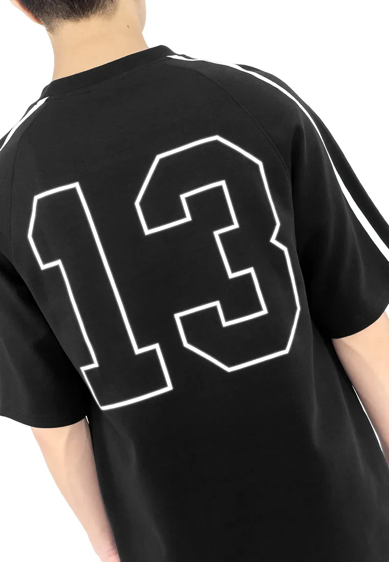 DRUM SELECT REFLECTIVE PRINT OVERSIZED TEE