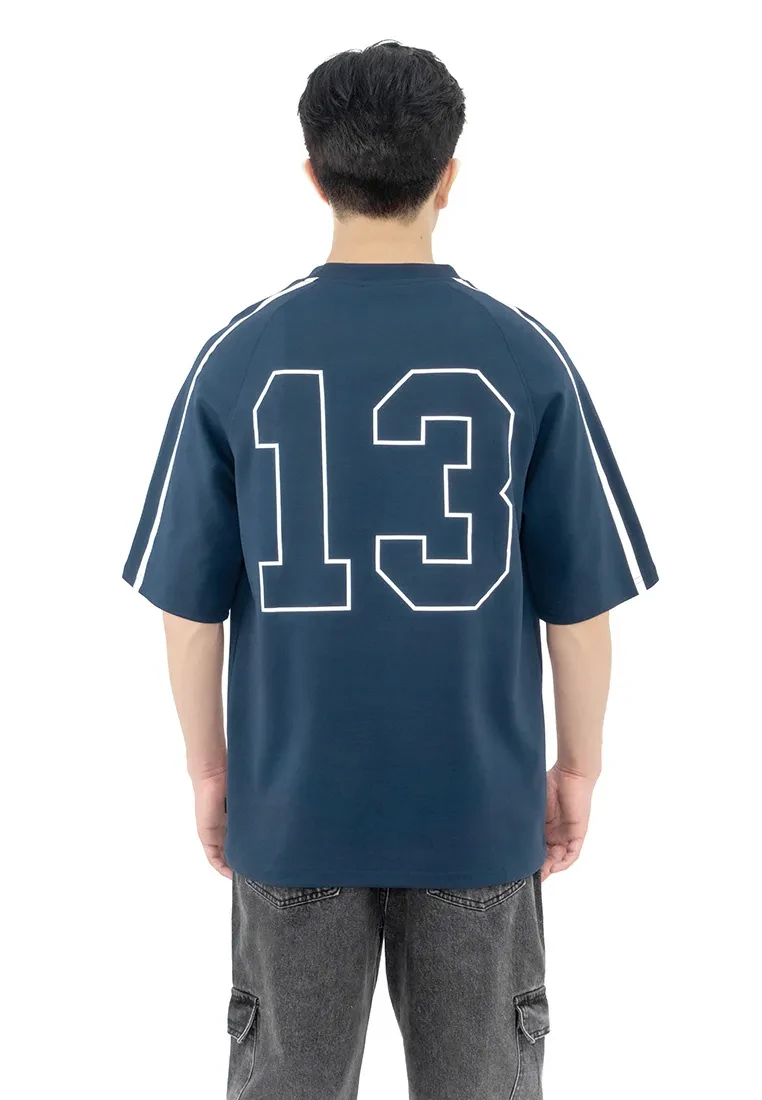 DRUM SELECT REFLECTIVE PRINT OVERSIZED TEE