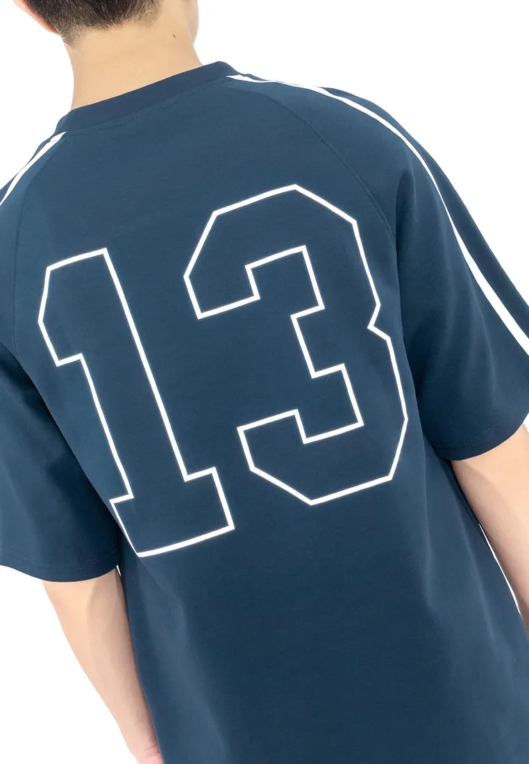 DRUM SELECT REFLECTIVE PRINT OVERSIZED TEE