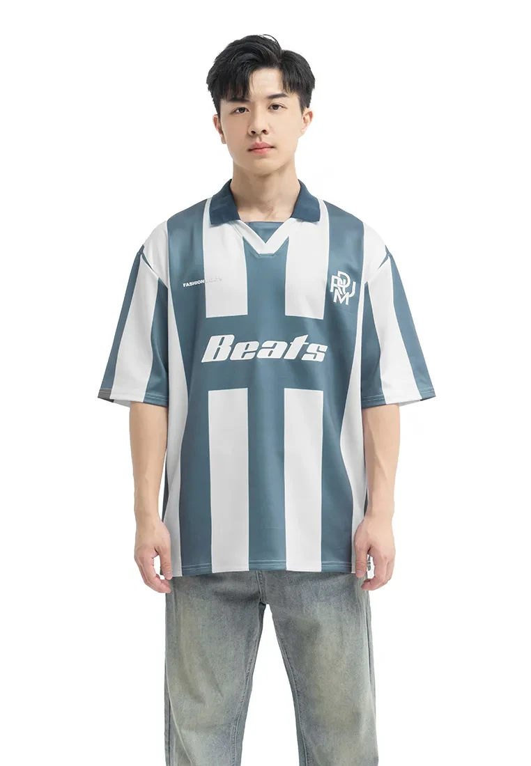 DRUM SELECT VERTICAL STRIPE POLO JERSEY